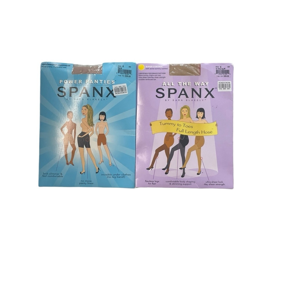 Spanx Power/ All The Way Panties Bare/In the Buff Size E Panty Shaper